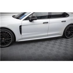 Maxton - Rajouts Des Bas De Caisse Porsche Panamera GTS 971 Noir Brillant