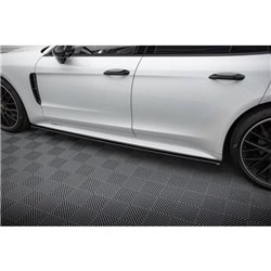 Maxton - Rajouts Des Bas De Caisse Porsche Panamera GTS 971 Noir Brillant