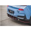 Maxton - Street Pro Central Diffuseur Arriere V.1 Hyundai I30 N Mk3 Hatchback Noir