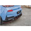 Maxton - Street Pro Central Diffuseur Arriere V.2 Hyundai I30 N Mk3 Hatchback Noir