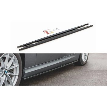 Maxton - Rajouts Des Bas De Caisse BMW 3 E90/E91 Facelift Noir Brillant