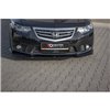 Maxton - Lame Du Pare-Chocs Avant Honda Accord VIII (CU Series) Facelift Noir Brillant