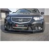 Maxton - Lame Du Pare-Chocs Avant Honda Accord VIII (CU Series) Facelift Noir Brillant