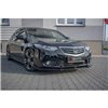 Maxton - Lame Du Pare-Chocs Avant Honda Accord VIII (CU Series) Facelift Noir Brillant