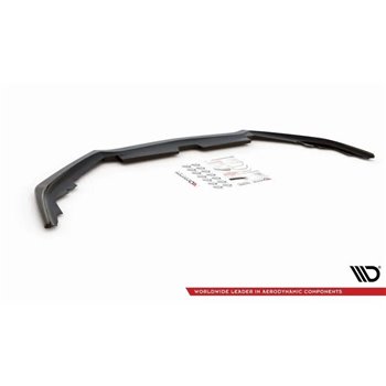 Maxton - Lame Du Pare-Chocs Avant Honda Accord VIII (CU Series) Facelift Noir Brillant