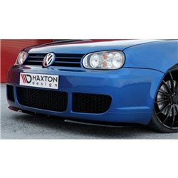Maxton - Lame De Pare-Chocs Avant (Cupra Look) VW Golf IV R32 Noir Brillant