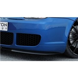 Maxton - Lame De Pare-Chocs Avant (Cupra Look) VW Golf IV R32 Noir Brillant