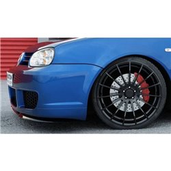 Maxton - Lame De Pare-Chocs Avant (Cupra Look) VW Golf IV R32 Noir Brillant