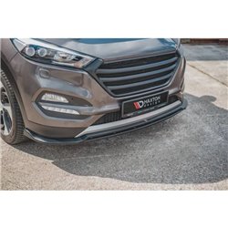 Maxton - Lame Du Pare-Chocs Avant Hyundai Tucson Mk3 Noir Brillant