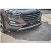 Maxton - Lame Du Pare-Chocs Avant Hyundai Tucson Mk3 Noir Brillant