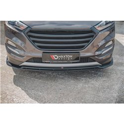 Maxton - Lame Du Pare-Chocs Avant Hyundai Tucson Mk3 Noir Brillant