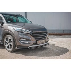 Maxton - Lame Du Pare-Chocs Avant Hyundai Tucson Mk3 Noir Brillant