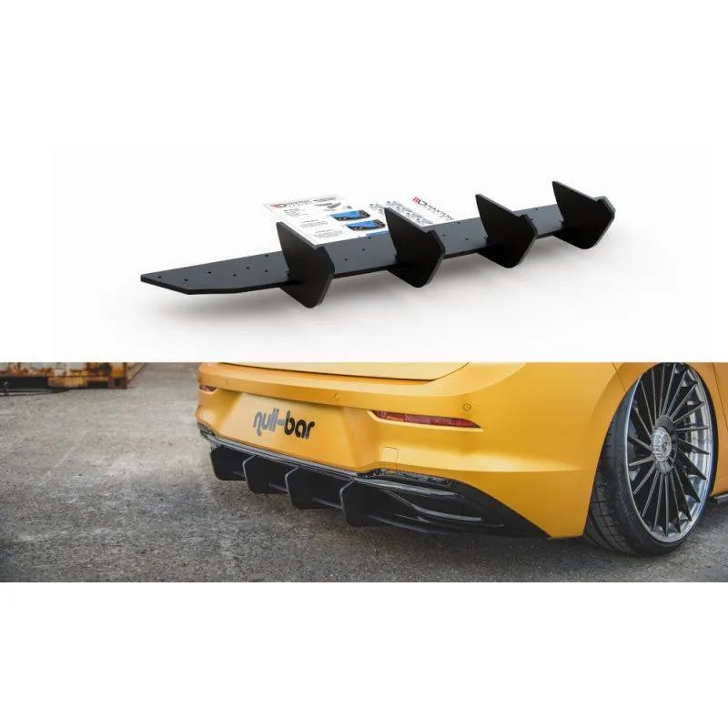 Maxton - Street ProCentral Diffuseur Arriere V.2 Volkswagen Golf Mk8 Rouge