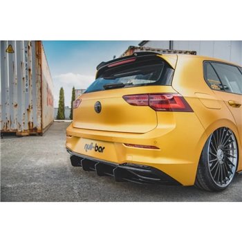 Maxton - Street ProCentral Diffuseur Arriere V.2 Volkswagen Golf Mk8 Rouge