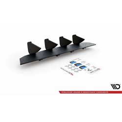 Maxton - Street ProCentral Diffuseur Arriere V.2 Volkswagen Golf Mk8 Rouge