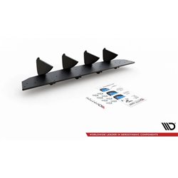 Maxton - Street ProCentral Diffuseur Arriere V.2 Volkswagen Golf Mk8 Rouge