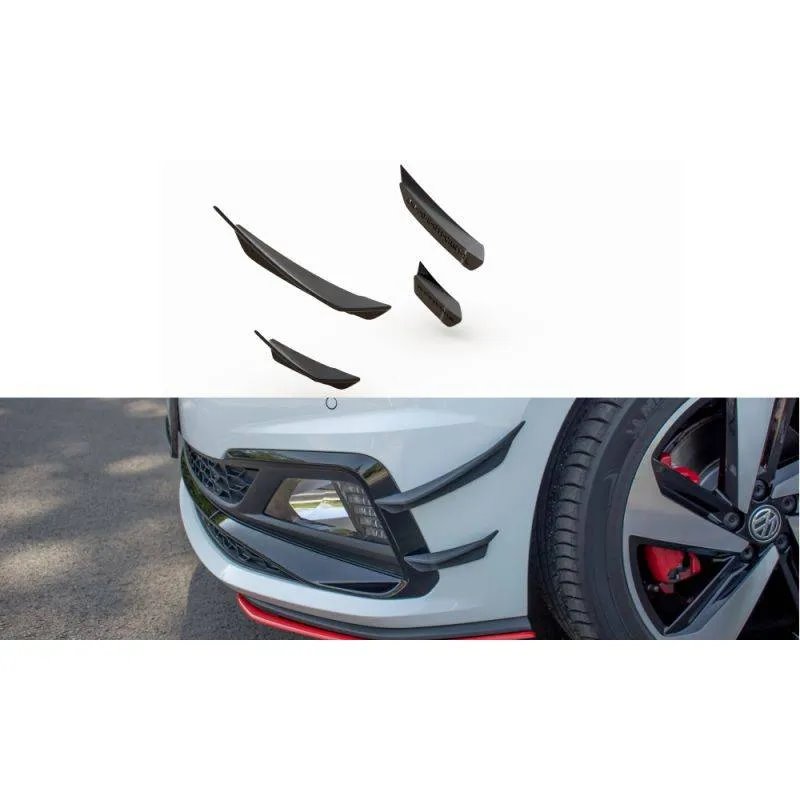Maxton - Ailes de pare-chocs avant (Canards) Volkswagen Polo GTI Mk6
