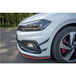 Maxton - Ailes de pare-chocs avant (Canards) Volkswagen Polo GTI Mk6 