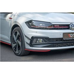 Maxton - Ailes de pare-chocs avant (Canards) Volkswagen Polo GTI Mk6 