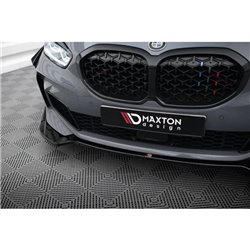 Maxton - Lame Du Pare-Chocs Avant V.5 BMW 1 M-Pack / M135i / 128ti F40 Noir Brillant