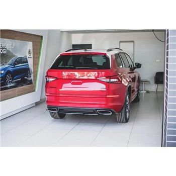 Maxton - Arriere Lame Skoda Kodiaq RS Mk1 / Mk1 Facelift Noir Brillant