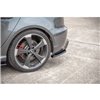 Maxton - Lames De Pare-Chocs Arrière Latérales V.2 Audi RS3 8V Sportback Noir Brillant
