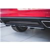 Maxton - Arriere Lame (avec une barre verticale) Skoda Kodiaq RS Mk1 / Mk1 Facelift Noir Brillant
