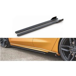 Maxton - Street Pro Rajouts Des Bas De Caisse Ford Focus ST / ST-Line Mk4 Noir + Rabats Brillant