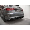 Maxton - Street Pro Central Diffuseur Arriere V.2 Audi RS3 8V Sportback Noir