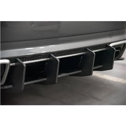Maxton - Street Pro Central Diffuseur Arriere V.2 Audi RS3 8V Sportback Noir
