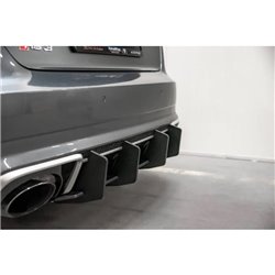 Maxton - Street Pro Central Diffuseur Arriere V.2 Audi RS3 8V Sportback Noir