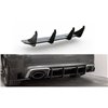 Maxton - Street Pro Central Diffuseur Arriere V.1 Audi RS3 8V Sportback Noir