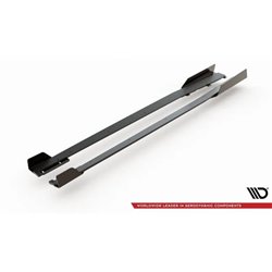Maxton - Street Pro Rajouts Des Bas De Caisse Audi RS3 8V Sportback Noir + Rabats Brillant 