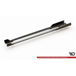 Maxton - Street Pro Rajouts Des Bas De Caisse Audi RS3 8V Sportback Noir + Rabats Brillant 