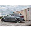 Maxton - Street Pro Lame Du Pare Chocs Arriere Audi RS3 8V Sportback Noir + Rabats Brillant 
