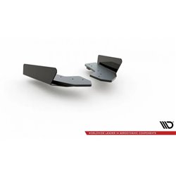 Maxton - Street Pro Lame Du Pare Chocs Arriere Audi RS3 8V Sportback Noir + Rabats Brillant 