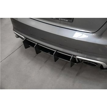 Maxton - Street Pro Central Diffuseur Arriere V.2 Audi RS3 8V Sportback Rouge