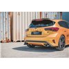 Maxton - Lames De Pare-Chocs Arrière Latérales V.2 Ford Focus Hatchback ST Mk4 Noir Brillant