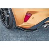 Maxton - Lames De Pare-Chocs Arrière Latérales V.2 Ford Focus Hatchback ST Mk4 Noir Brillant