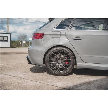 Maxton - Street Pro Lame Du Pare Chocs Arriere Audi RS3 8V Sportback Noir