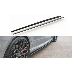 Maxton - Street Pro Rajouts Des Bas De Caisse Audi RS3 8V Sportback Noir-Rouge