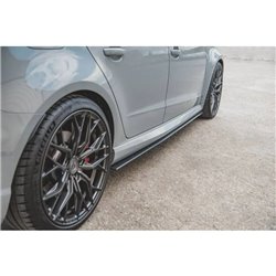 Maxton - Street Pro Rajouts Des Bas De Caisse Audi RS3 8V Sportback Noir-Rouge