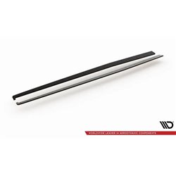 Maxton - Street Pro Rajouts Des Bas De Caisse Audi RS3 8V Sportback Noir-Rouge