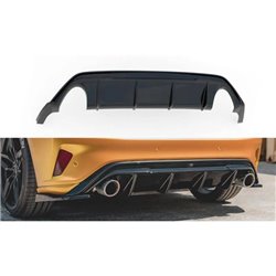 Maxton - Rajout Du Pare-Chocs Arriere V.3 Ford Focus Hatchback ST Mk4 Noir Brillant