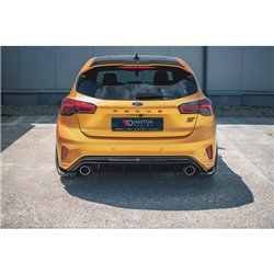 Maxton - Rajout Du Pare-Chocs Arriere V.3 Ford Focus Hatchback ST Mk4 Noir Brillant