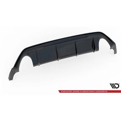 Maxton - Rajout Du Pare-Chocs Arriere V.3 Ford Focus Hatchback ST Mk4 Noir Brillant