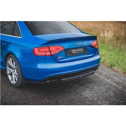 Maxton - Arriere Lame Audi S4 / A4 S-Line B8 Sedan Noir Brillant