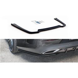 Maxton - Arriere Splitter Mercedes-Benz CLS AMG-Line C257 Noir Brillant