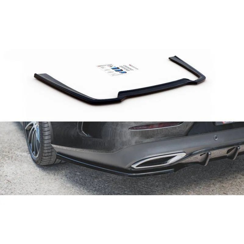 Maxton - Arriere Splitter Mercedes-Benz CLS AMG-Line C257 Noir Brillant