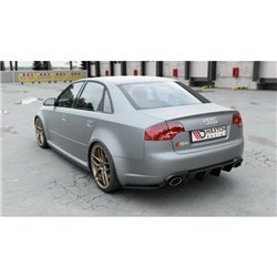 Maxton - Diffuseur Arrière Complet Audi RS4 B7 Noir Brillant
